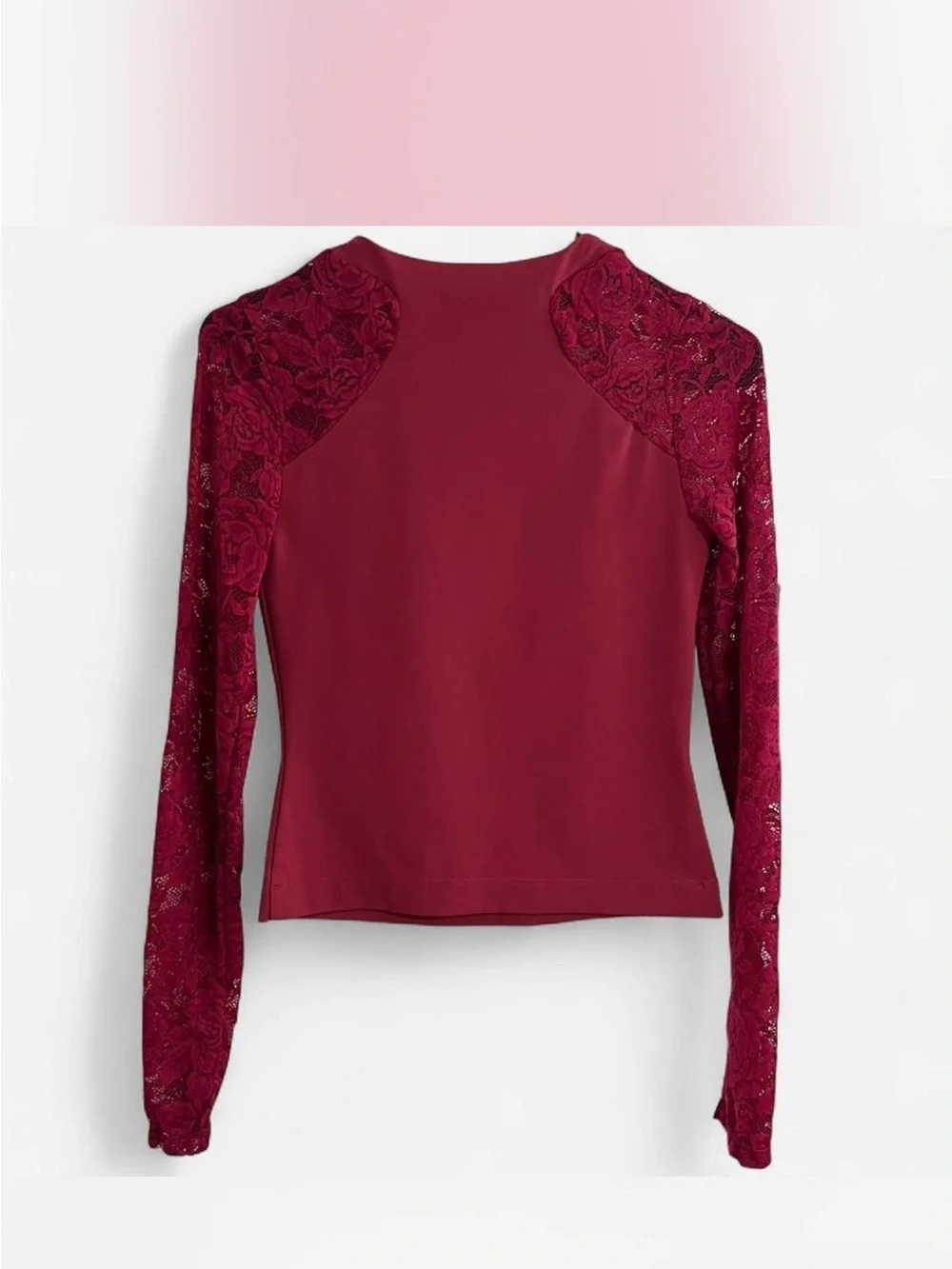 Free People No Excuses Long Sleeve in Sangria